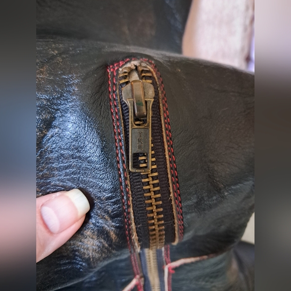 Bed Stu Manchester Distressed Leather Upper High Boots with Lace Accents - Picture 7 of 15